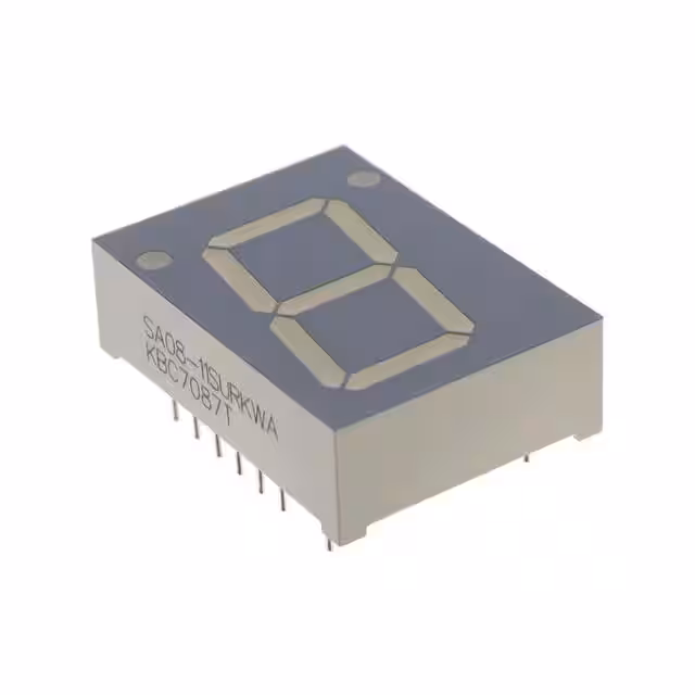 SA08-11SURKWA Kingbright  Modules d'affichage - Caractères et chiffres à LED